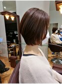 ウィービングカラーラベンダーブラウン