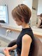 シェルク バイ シャッセ(cerc by SASE)の写真/【小顔に見せる顔周りカット】伸びかけもキレイにまとまるショートで夏のイメージチェンジにおすすめ◎
