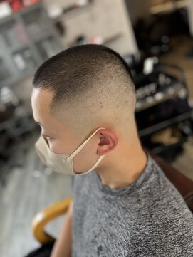 ロム(ROM) フェード坊主