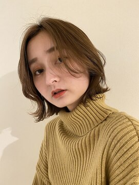 アヴァンスクロス あべのルシアス店(AVANCE.CROSS) ボブ×ブラウンベージュ