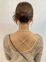 ジゼル 博多筑紫口店(GiseL)&nbsp;カチモリヘア　ヘアセット　結婚式　イベント　お呼ばれ　20代