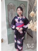 浴衣一式レンタル+着付け+ヘアセット