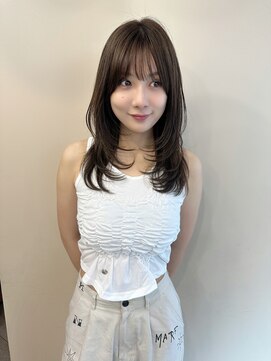 アリスバイアフロート 自由が丘(ALICe by AFLOAT) 大人フェミニンハッシュレイヤーロングベージュ