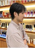 丸みのあるメンズショート