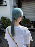 ミントグリーンhair