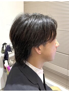 ヘア アンド スパ エジェリ プリム(hair&spa egerie prime) 刈り上げないセンターパート 森
