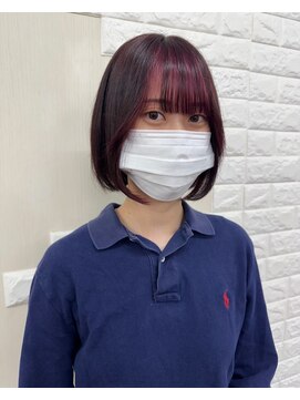 ミウミウヘア(miu miu hair) フレーミング（顔まわり）ピンク☆