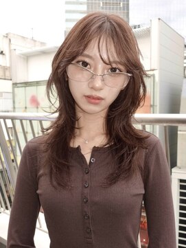 レイヤーカット　ハッシュカット　ウルフカット　渋谷