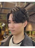 大人の色気ヘアー！フェザーパーマ