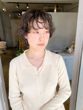 ノラ(Nora) ＊マッシュでパーマと透明感グレージュ＊