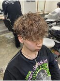 【TAKASHI】茶金メッシュ×波巻き