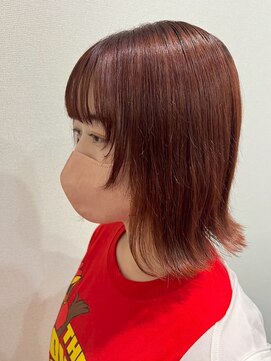 美容室 フォーリア Foglia レッドピンク