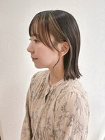 ハク(haku.)&nbsp;切りっぱなし　インナーカラー