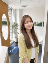 ビーアップヘアー(be:up hair)&nbsp;顔周りカット×艶髪ストレート