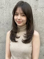 カバーヘア ブリス 北浦和(COVER HAIR bliss) 秋ブリーチなしカラー小顔ハイレイヤーマロンブラウンp北浦和