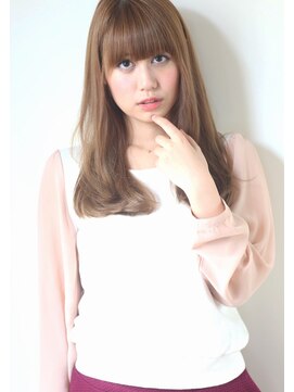 アリエッタ(aRietta) 【aRietta】ナチュラルロング/サラツヤストレート/くすみカラー