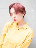 ルティア(Lutia) センターパート ピンクカラー 似合わせショート☆