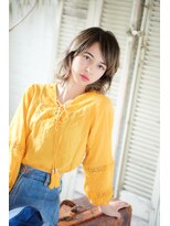 ビーチ ヘア メイク 綱島店(BEACH hair make)&nbsp;無造作/外ハネ/うる艶髪/ルミエールジンジャー