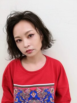 e.m.a プレミアムビューティーサロン 栄駅店(e.m.a PREMIUM BEAUTY SALON) ウェービーボブ