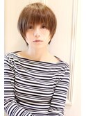 20代30代40代に人気シルエットが綺麗小顔マッシュショート
