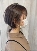 コンパクトなショートボブ byAYANO【Aman hair 吉祥寺】
