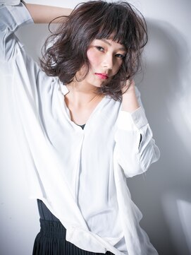 カバーヘア ブリス 大宮西口(COVER HAIR bliss) ツヤ髪アッシュベージュくせ毛風小顔大人ボブシャギーボブr