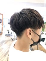 ヘッズ 本八幡店(HEADS)&nbsp;かき上げヘア　ニュアンスマッシュ　サイドパート　韓国マッシュ