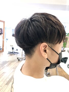 ヘッズ 本八幡店(HEADS) かき上げヘア　ニュアンスマッシュ　サイドパート　韓国マッシュ