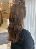 明るめアッシュベージュカラー