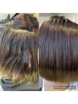 ユーリ(JUURI) 縮毛矯正で髪質改善４