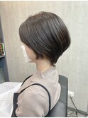 ショートボブ♪ 大人ガーリー　チョコレートカラー
