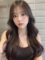 リリー(Lilley)&nbsp;姫カットレイヤー×くすみベージュ×韓国風巻き(ayana)