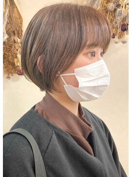 ソソ(soso) 【soso 伊勢田】ショートボブ×ベージュカラー【横浜/ブリーチ】