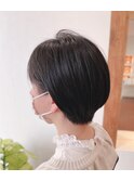 耳かけショートボブ!