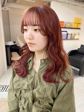 ラヴィズム(LUVISM) ピンクベージュダブルカラーブリーチ新潟万代