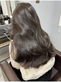ダブルカラー外ハネボブインナーカラーハイライトケアブリーチ