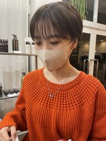 ヌニル(nunill)&nbsp;前髪ありマッシュショート/ひし形ショートボブ/２０代30代40代