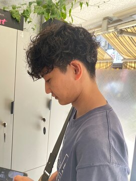 アース 高円寺店(HAIR & MAKE EARTH) 癖毛風無造作パーマ！{@02st96｝
