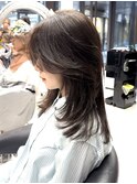 かきあげ前髪 レイヤーカット 表参道