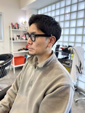 アラレ(ARARE) ツーブロックショート