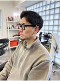 ツーブロックショート