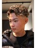 メンズカット＋極道パーマ￥14000（立川南口、メンズカット、ハードパーマ）
