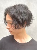 心斎橋サーフカール波巻きパーマツイストパーマルーズパーマ緩め