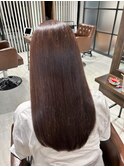 ショコラブラウン×髪質改善トリートメント