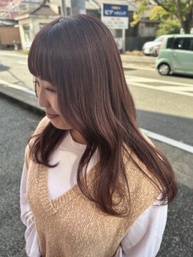 ブライト(bright) カシスピンクカラー/ブリーチカラー/miku