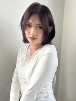 アンニュ(annuy)&nbsp;顔周りレイヤー 小顔カット ウルフカット 20代 グレージュカラー