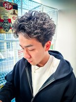 ブラック(BLACK) スパイキーショート/メンズショート