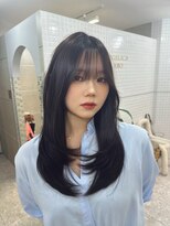 アンジェリカラボ 梅田店(ANGELICA LABO)&nbsp;韓国風ダークグレージュ×韓国風レイヤー