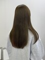 ディジョン 自由ヶ丘(Dijon) 縮毛矯正しても透明感たっぷりベージュカラー
