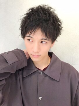 ニューヨークニューヨーク メン 阪急高槻店(NYNY MEN) スーツ短髪ツーブロック束感モテる黒髪ソフトツイスト流行